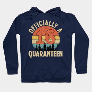 officially a quaranteen 16th birthday Hoodie